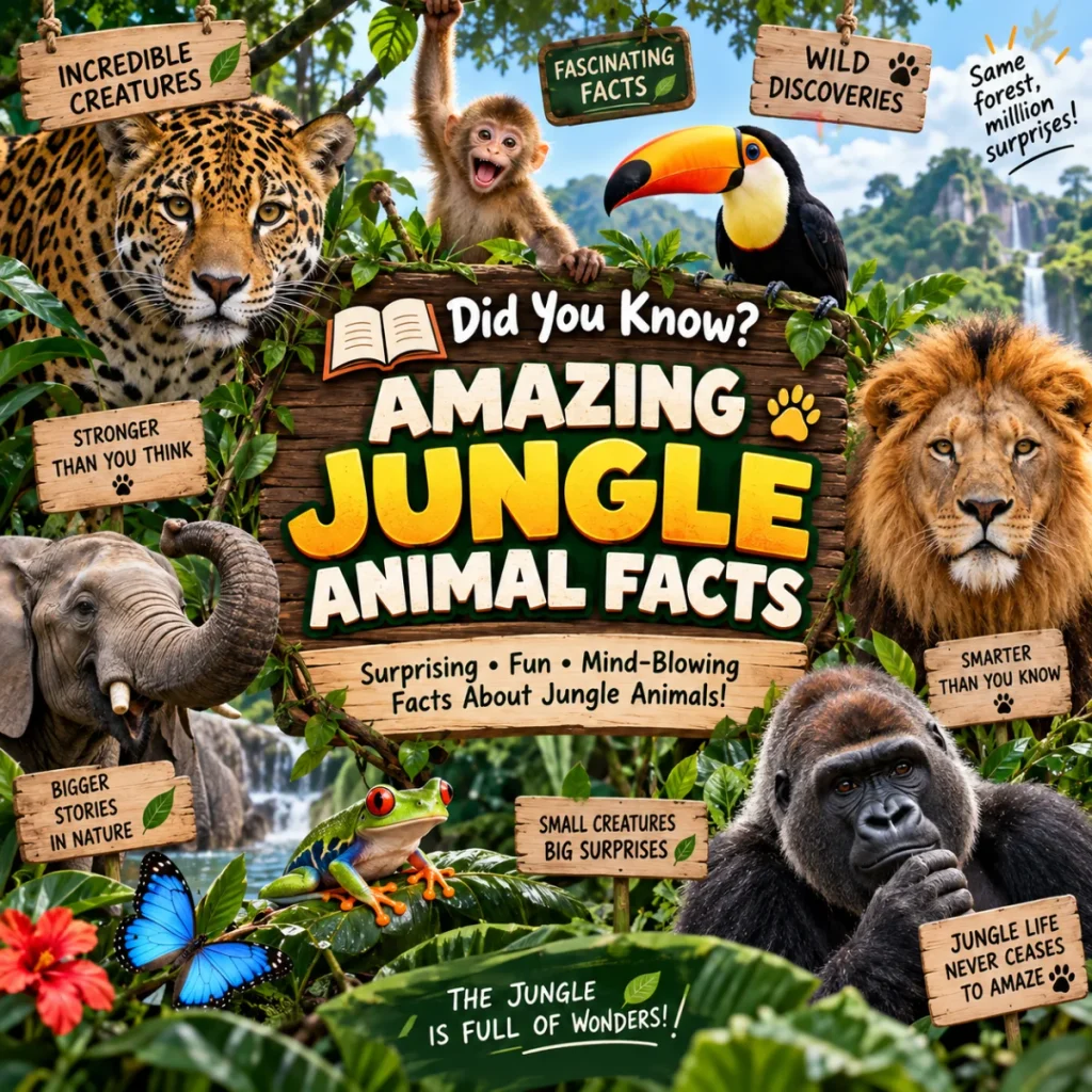 Did You Know Amazing Jungle Animal Facts