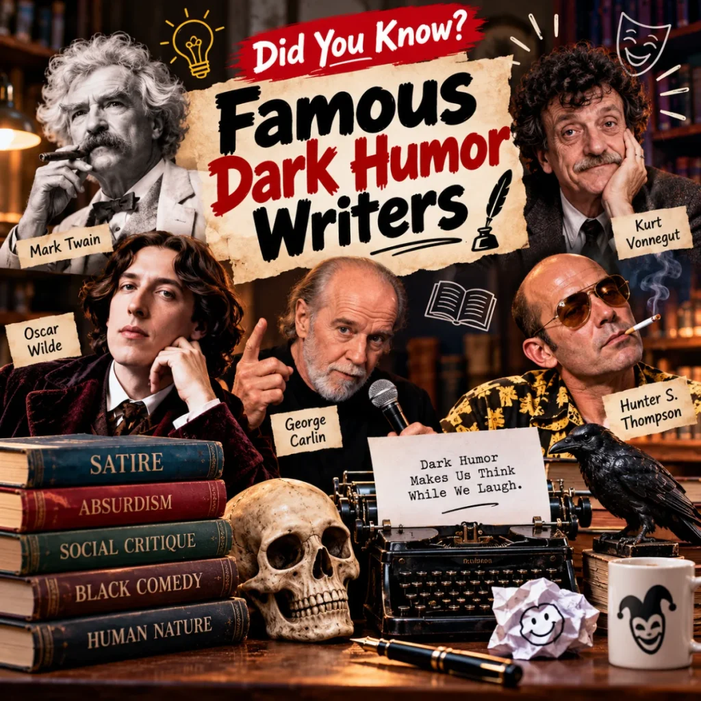Did You Know Famous Dark Humor Writers