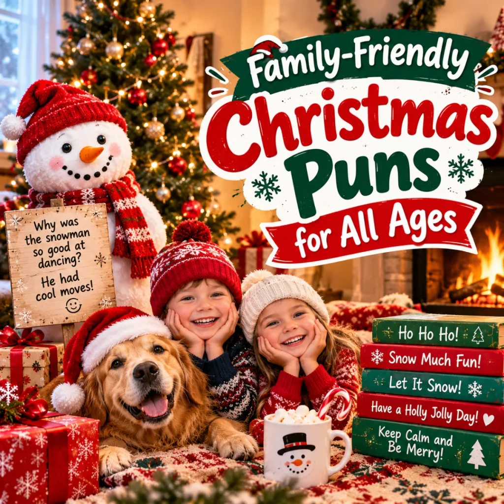 Family-Friendly Christmas Puns for All Ages