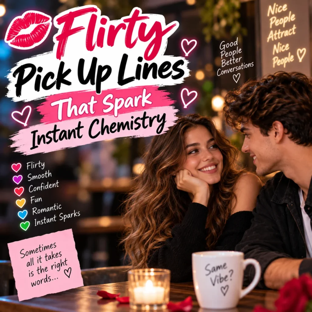 Flirty Pick Up Lines That Spark Instant Chemistry