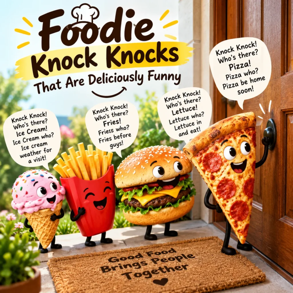 Foodie Knock Knocks That Are Deliciously Funny