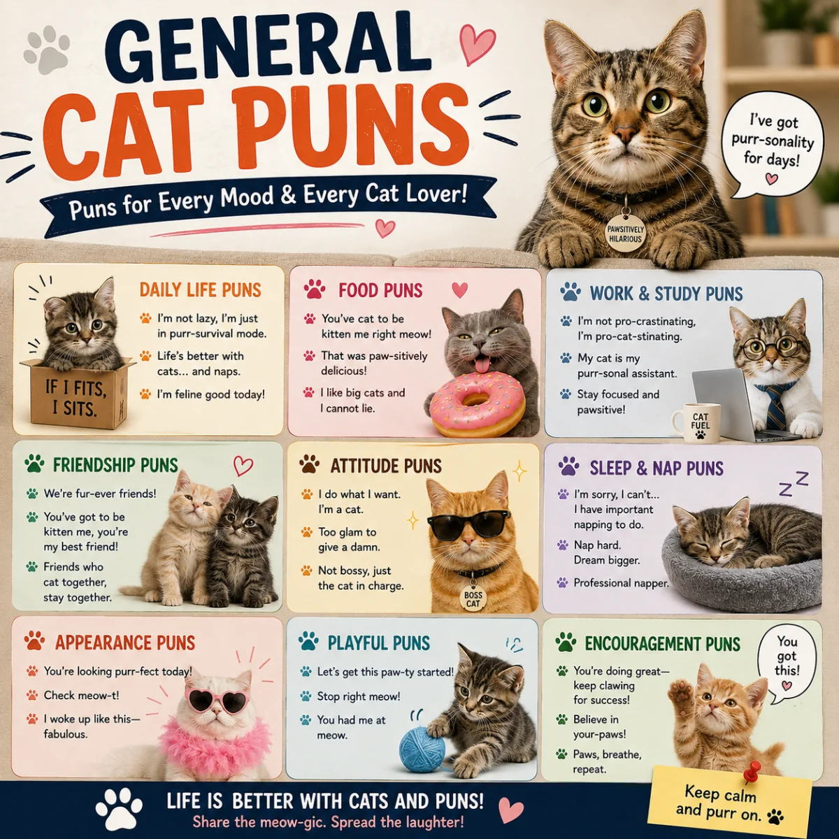 General Cat Puns