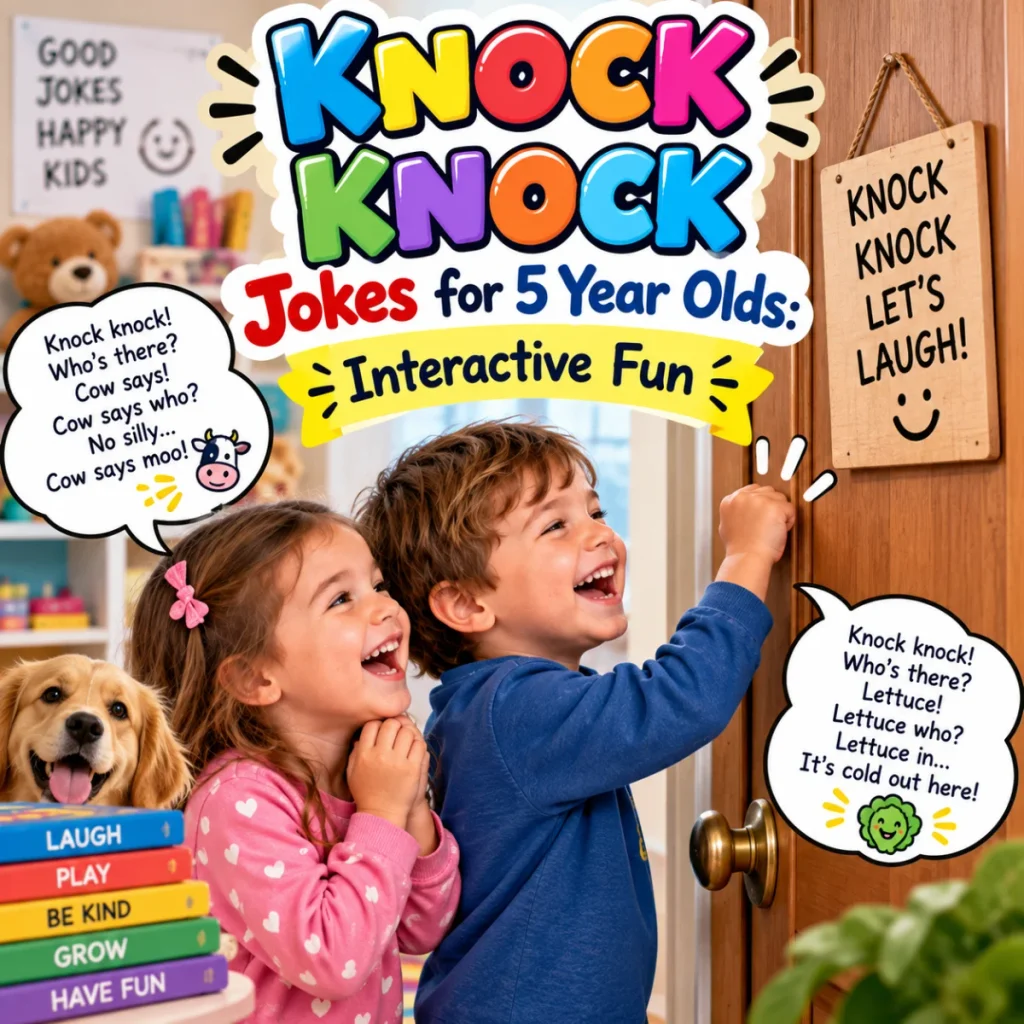 Knock Knock Jokes for 5 Year Olds Interactive Fun