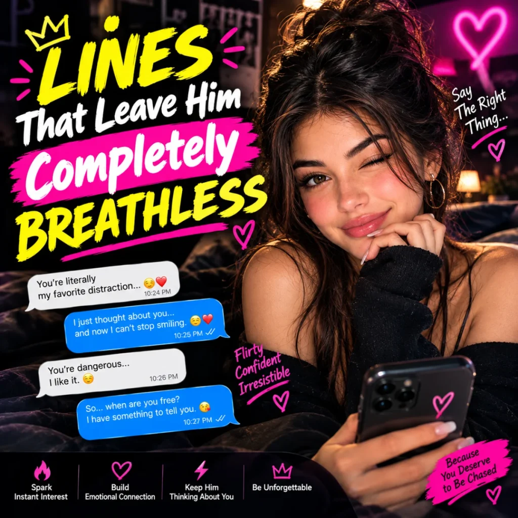 Lines That Leave Him Completely Breathless es par