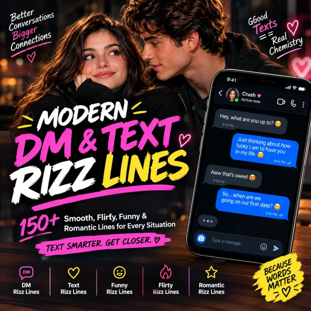 Modern DM & Text Rizz Lines