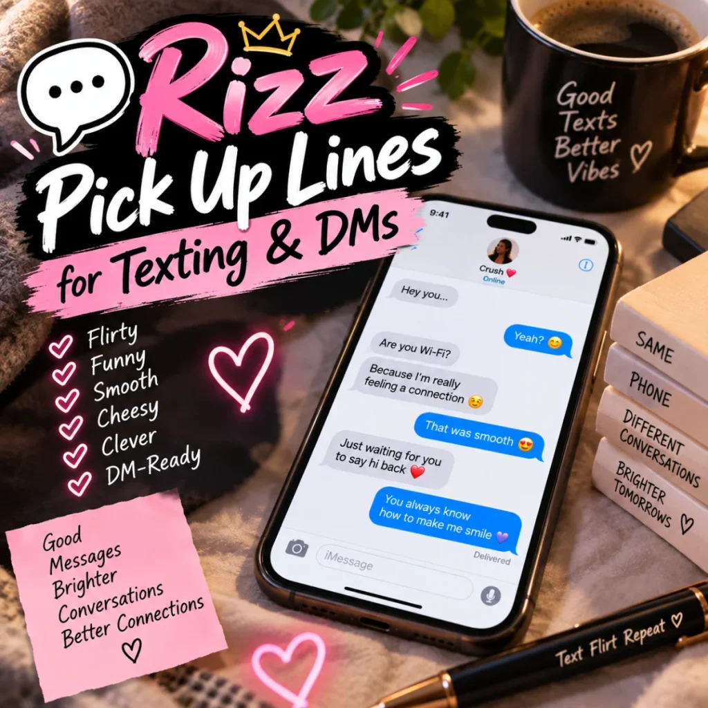 Rizz Pick Up Lines for Texting & DMs