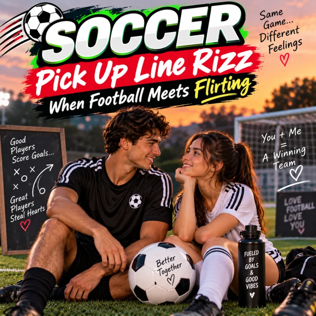 Soccer Pick Up Line Rizz When Football Meets Flirting