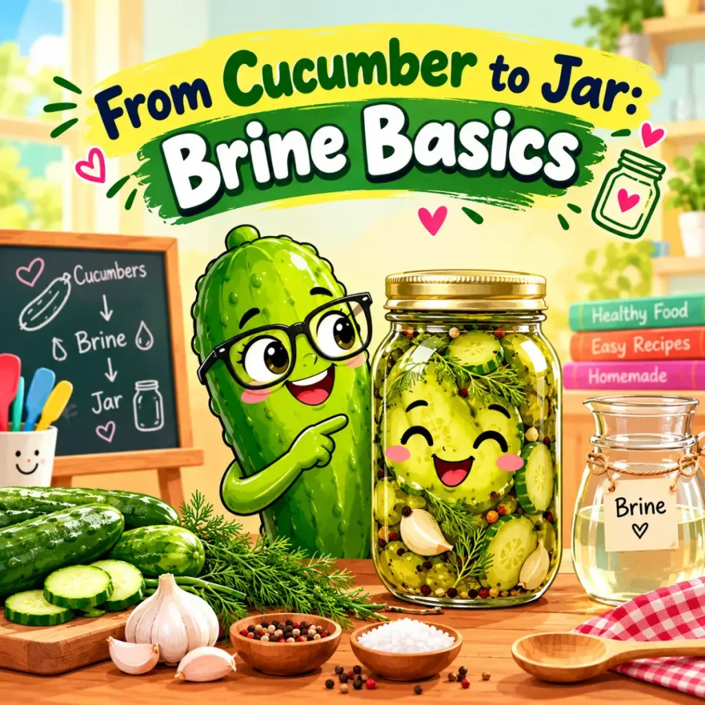 From Cucumber to Jar Brine Basics