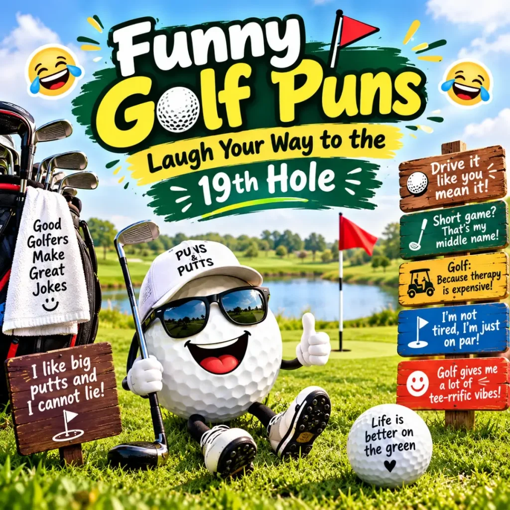 Funny Golf Puns Laugh Your Way to the 19th Hole