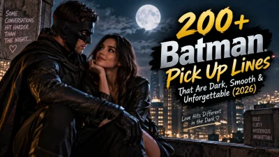 200+ Batman Pick Up Lines That Are Dark, Smooth & Unforgettable (2026)