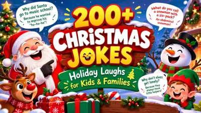 200+ christmas jokes Holiday Laughs for Kids & Families