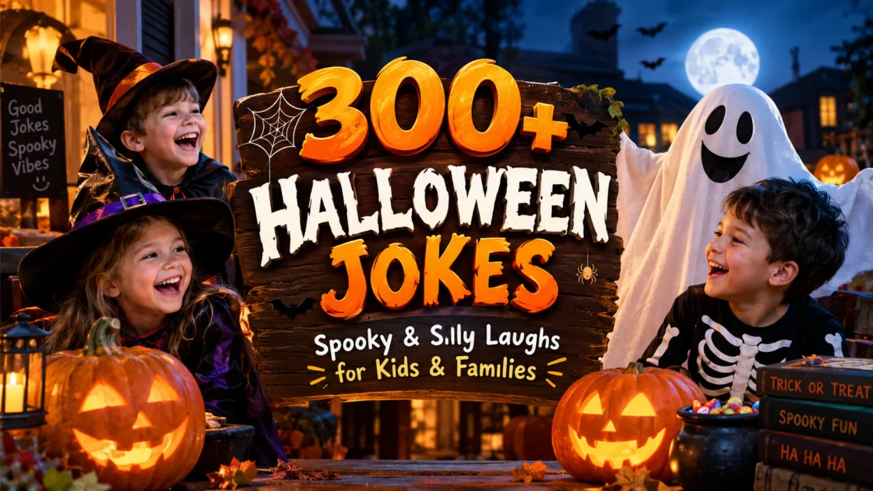 300+ Halloween Jokes Spooky & Silly Laughs for Kids & Families