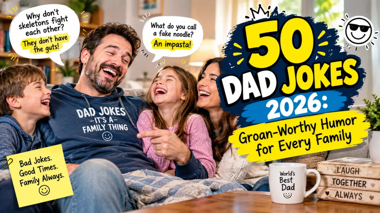 50 Dad Jokes 2026 Groan-Worthy Humor for Every Family