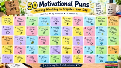 50 Motivational Puns Inspiring Wordplay to Brighten Your Day