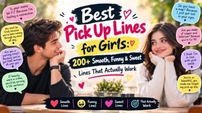 Best Pick Up Lines for Girls 200+ Smooth, Funny & Sweet Lines That Actually Work