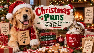 Christmas Puns 200+ Festive Jokes & Wordplay for Holiday Cheer