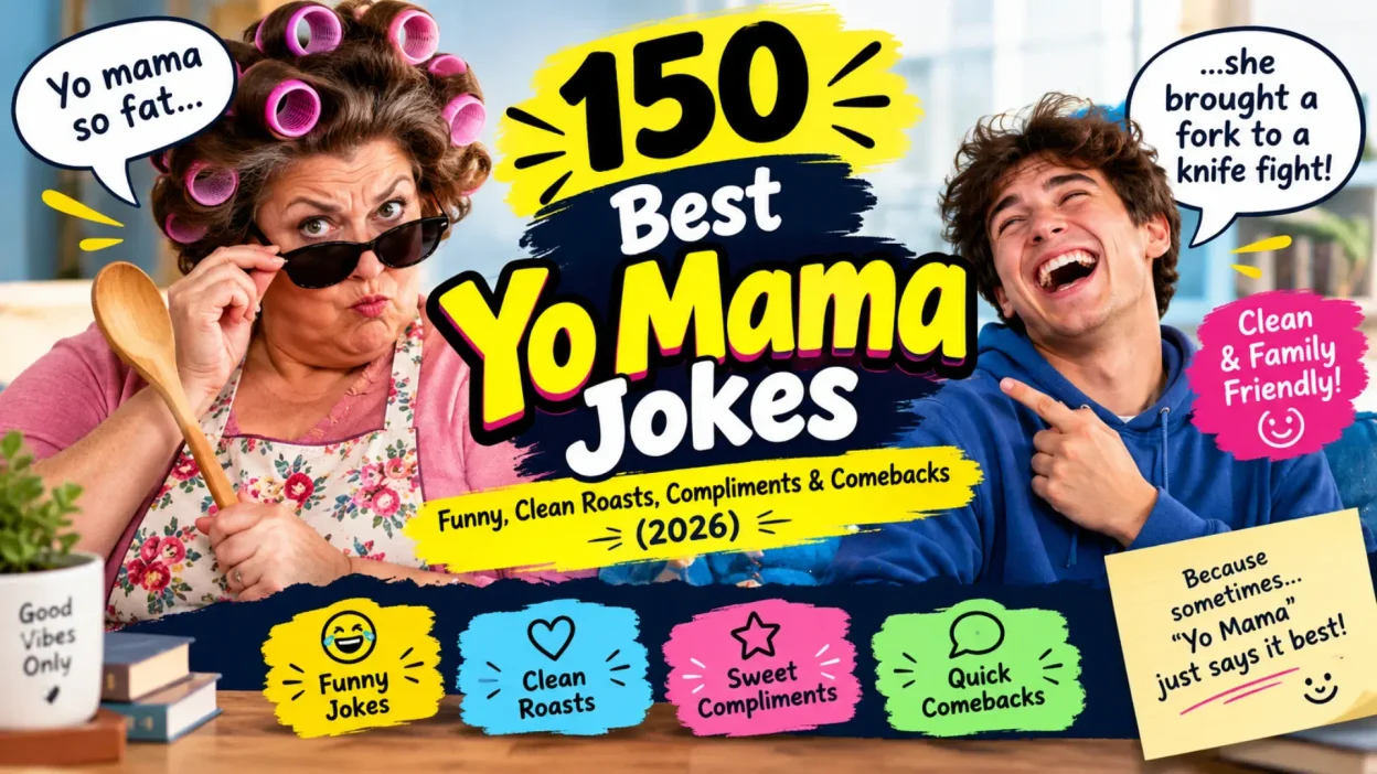 150 Best Yo Mama Jokes Funny, Clean Roasts, Compliments & Comebacks (2026)