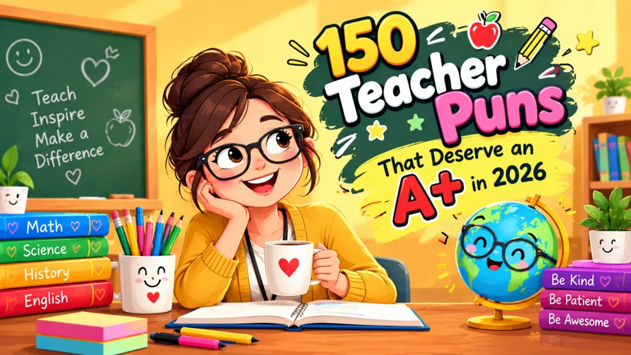 150 Teacher Puns That Deserve an A in 2026