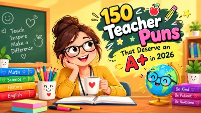 150 Teacher Puns That Deserve an A in 2026
