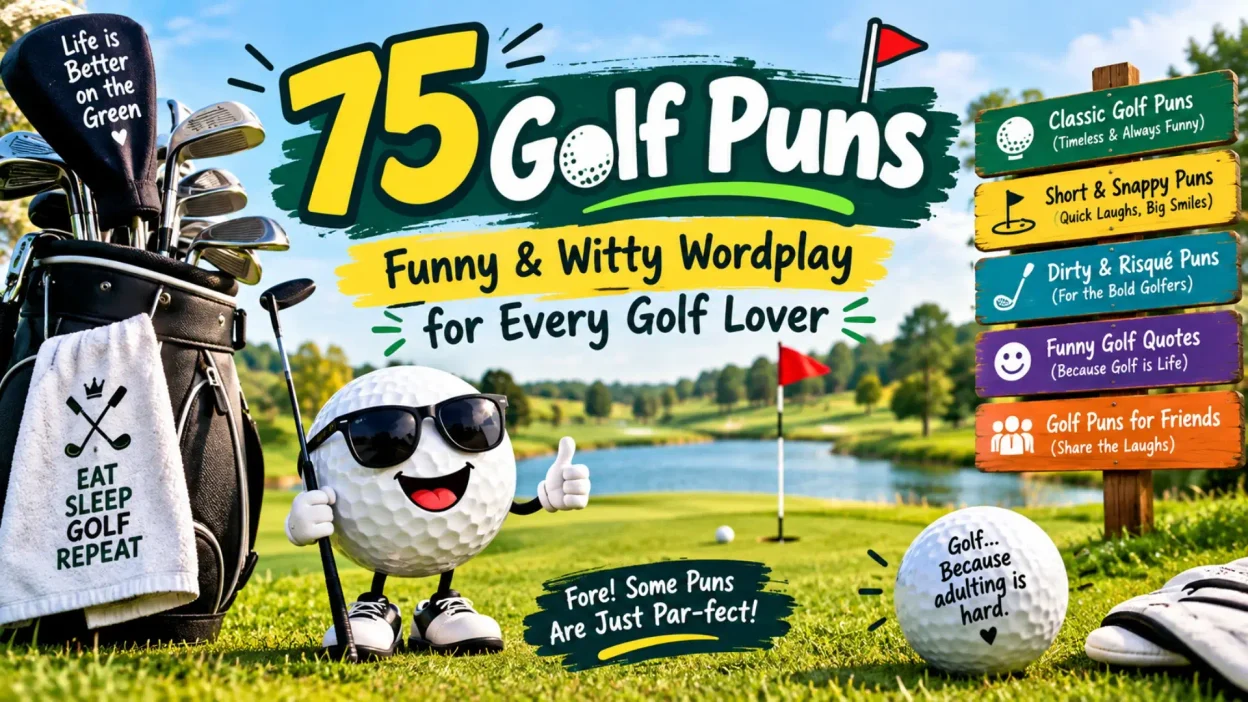 75 Golf Puns Funny & Witty Wordplay for Every Golf Lover